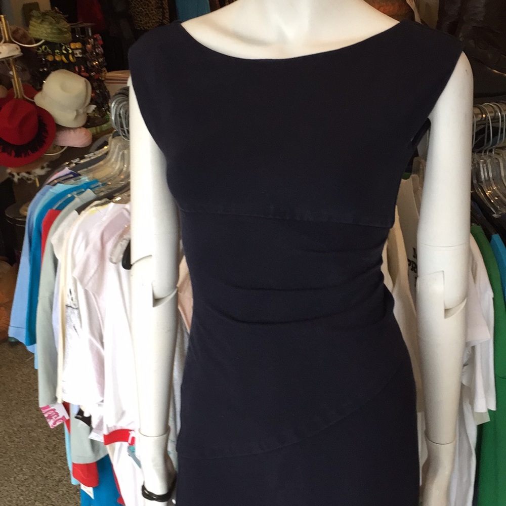 Diane von Furstenberg “Jori” navy jersey dress